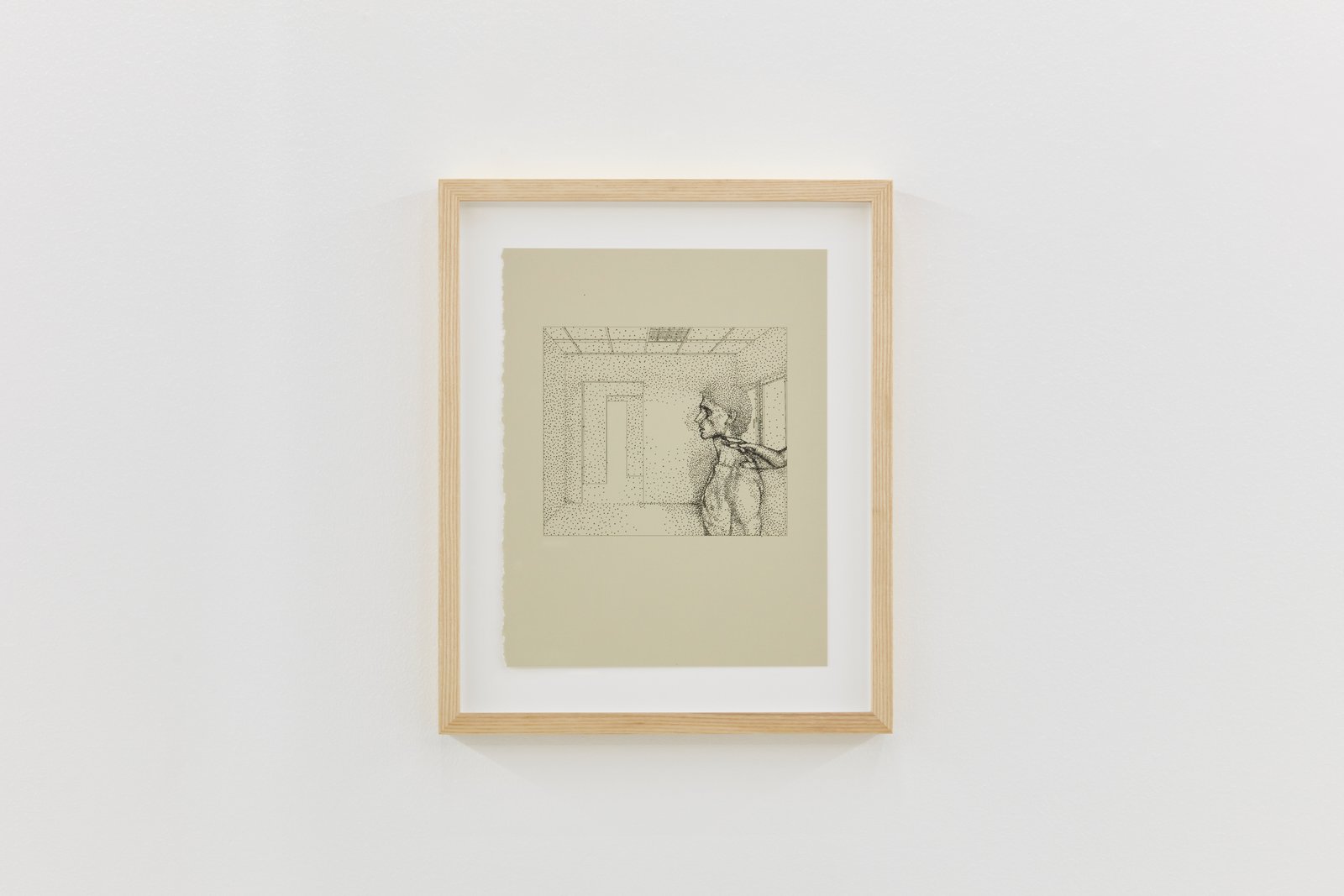 Figure in dim room