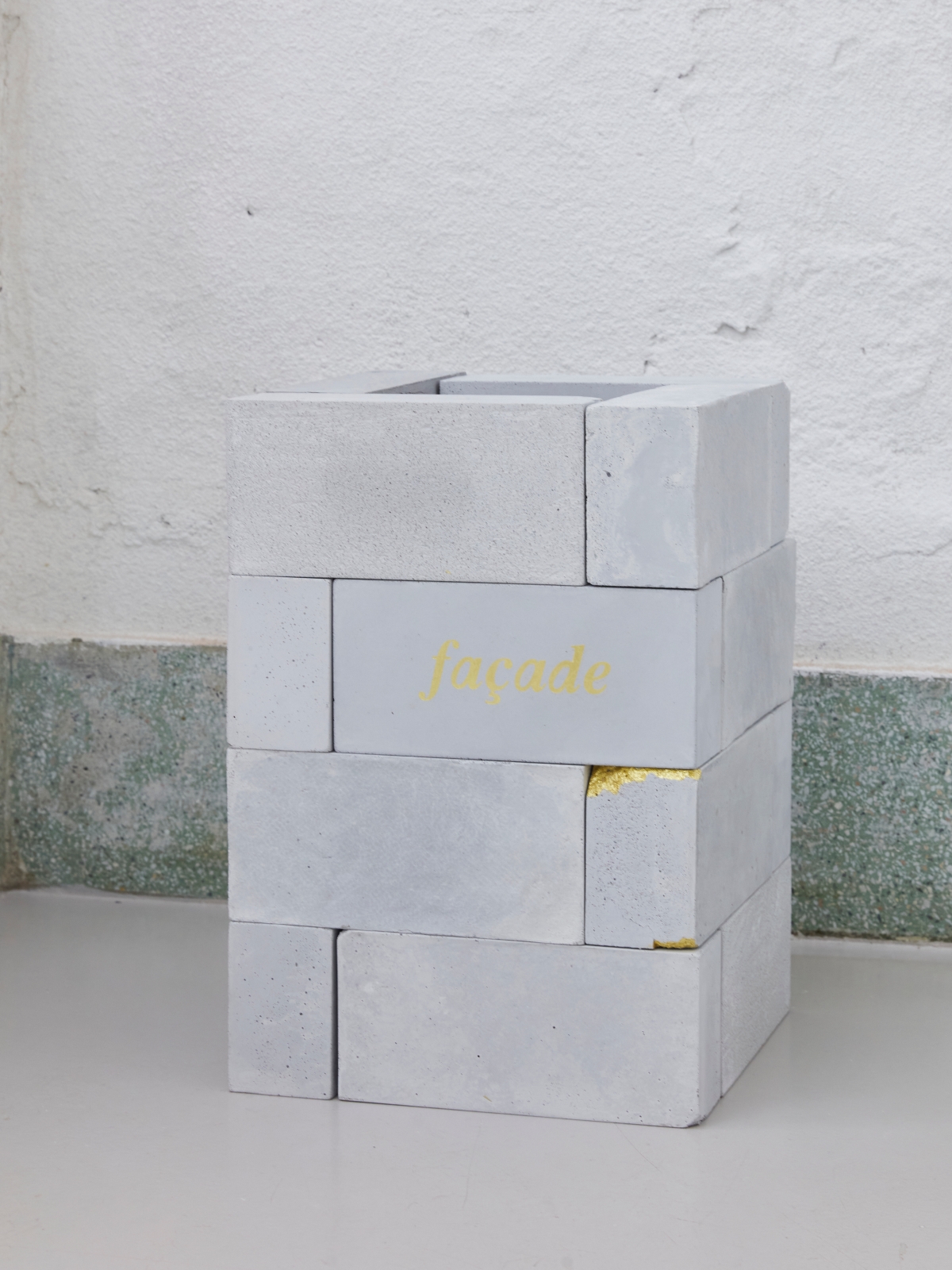 Untitled (Piles of concrete bricks)