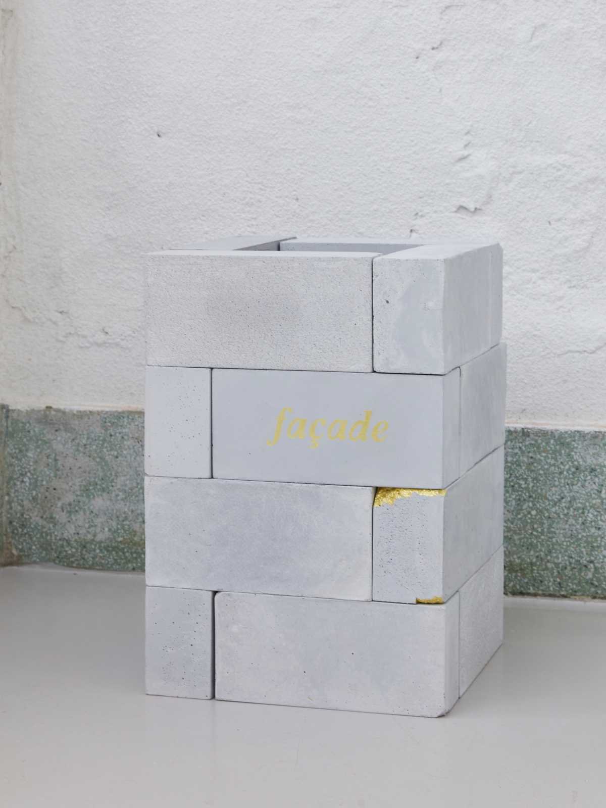 Untitled (Piles of concrete bricks)