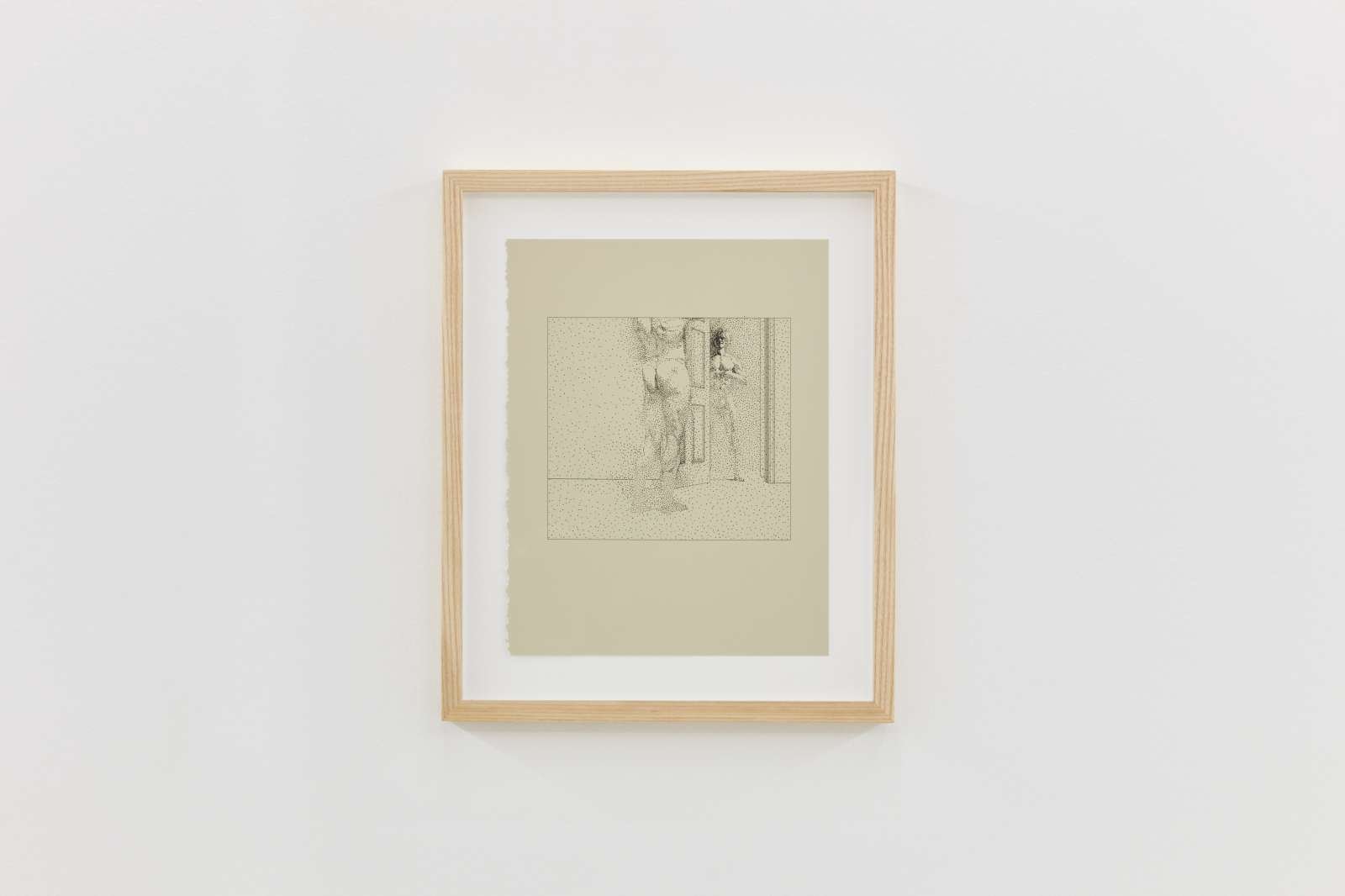 2 figure, 1 in doorway