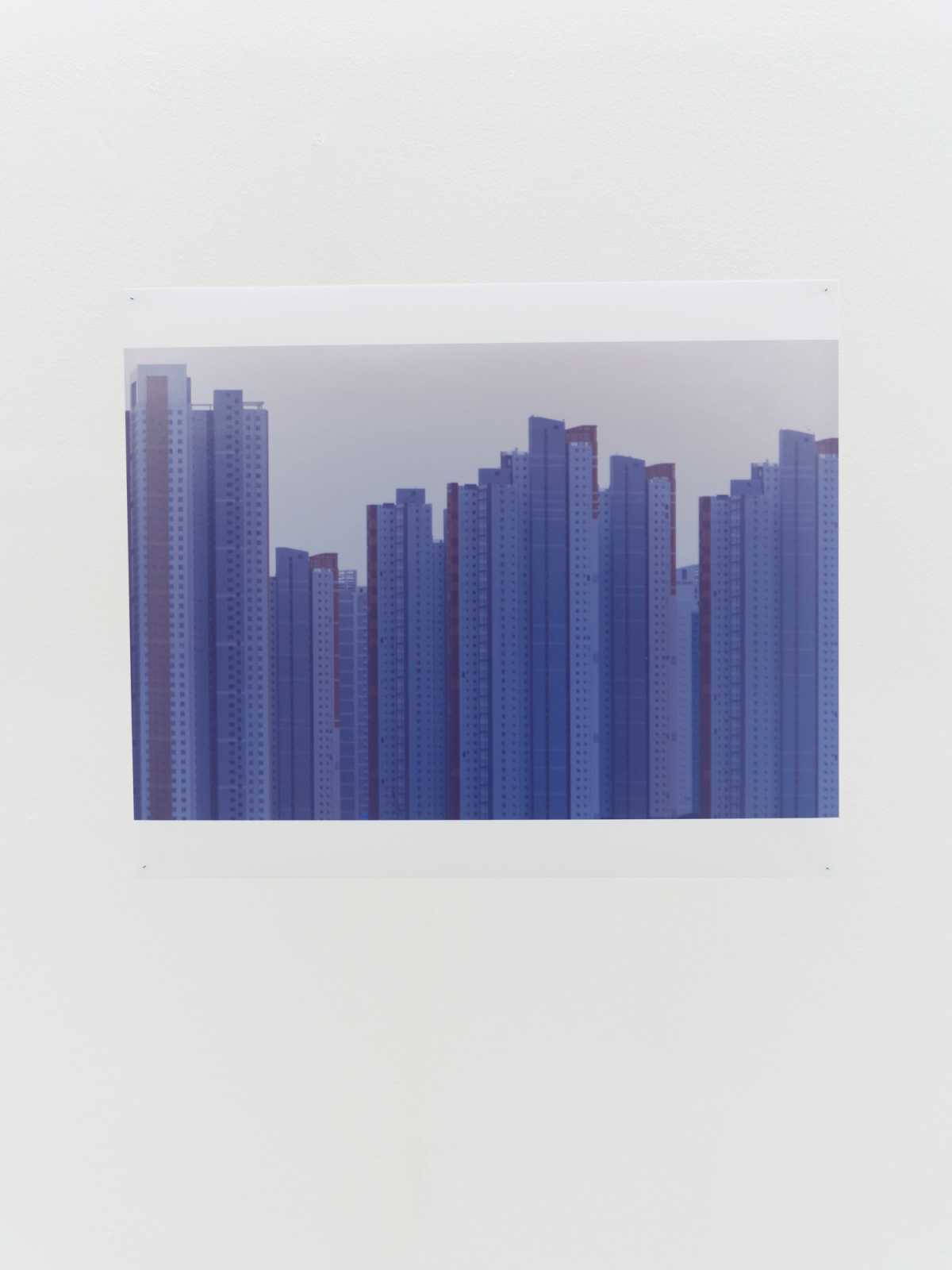 A purple apartment